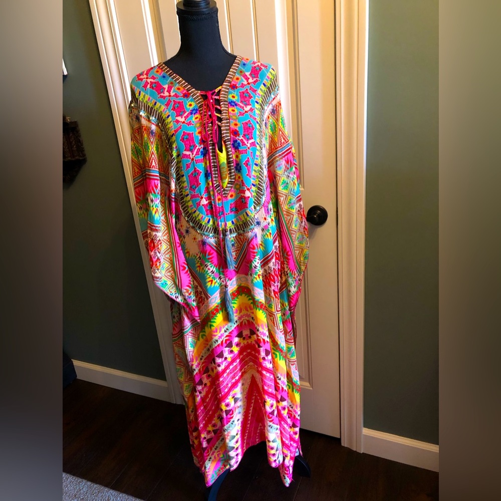 NWT Gibson and Latimer Maxi Kimono Dress